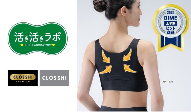 しまむら、「活き活きラボ」ブラジャー・ガードルが発売から8ヵ月で累計販売枚数30万枚を突破！