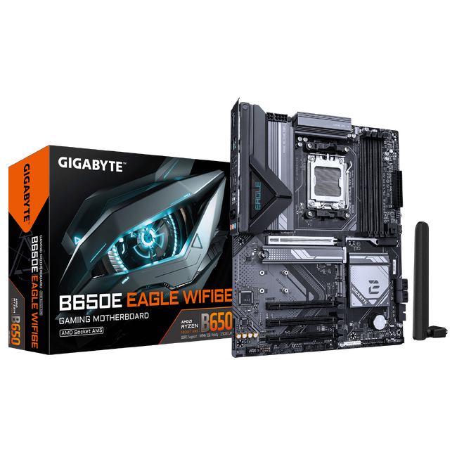 GIGABYTEより、AMD B650チップセット搭載 ATX マザーボード「B650E EAGLE WIFI6E」発売