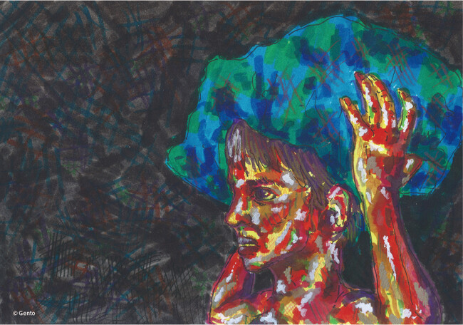 難民支援キャンペーン『Think About a Refugee』第七弾「難民援助活動の資料」を請求した方に文筆家・内田也哉子さんとご子息Gentoさんのご協力で作成の「キャンペーンカード」プレゼント