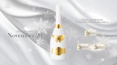 ラグジュアリーシャンパーニュブランド『ANGEL CHAMPAGNE』がホリデーシーズン限定『ANGEL CHAMPAGNE NV Brut Rose White Holiday Edition』を11月20日(木)より販売開始!