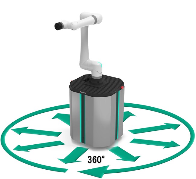 業界最小クラスのモバイルマニピュレータ(ロボットアーム搭載AMR)を開発