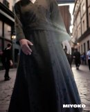 2025FW新作小紋の反物から作るワンピース(2)