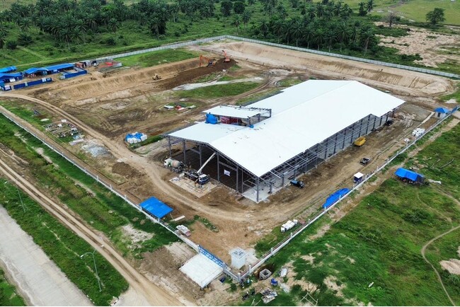 TESSグループ、インドネシアにおけるEFBペレット製造工場の建設状況のお知らせ（2025年10月）