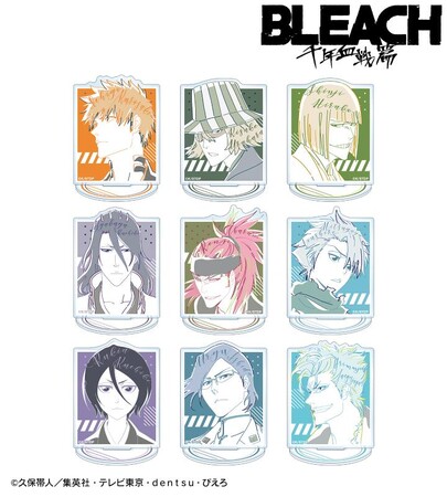 TVアニメ『BLEACH 千年血戦篇』のトレーディング lette-graph アクリルスタンドなどの受注を開始！！アニメ・漫画のオリジナルグッズを販売する「AMNIBUS」にて