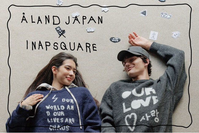 韓国発のセレクトブランドALANDが、INAPSQUAREと再コラボ！限定の描き下ろしアートを散りばめた全22種を11月7日（金）より発売