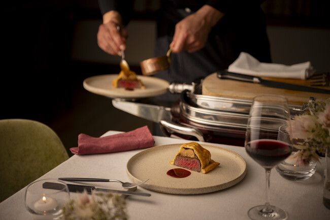 【軽井沢マリオットホテル】冬の軽井沢で、信州牛フィレ肉のパイ包み焼きなど創作フレンチを堪能ディナーコース「Prime Shinshu -Winter-」を発売