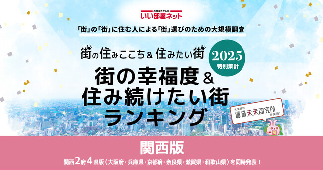 いい部屋ネット　街の幸福度＆住み続けたい街ランキング2025＜和歌山県版＞