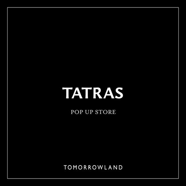 【TATRAS POP UP STORE】トゥモローランド各店で開催― 別注アイテムも登場、冬を彩る〈タトラス〉の名品アウター ―