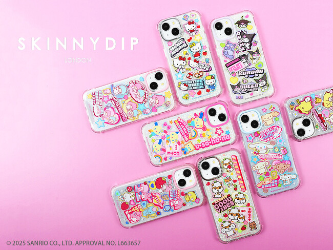 平成Y2Kコレクション！SKINNYDIP LONDON × サンリオキャラクターズ 第3弾コラボアイテム、2025年11月15日（土）よりラフォーレ原宿で開催するポップアップストアにて先行発売決定！