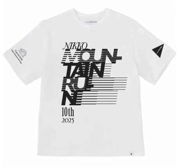 and wander が日光国立公園マウンテンランニングの大会Tシャツをデザイン