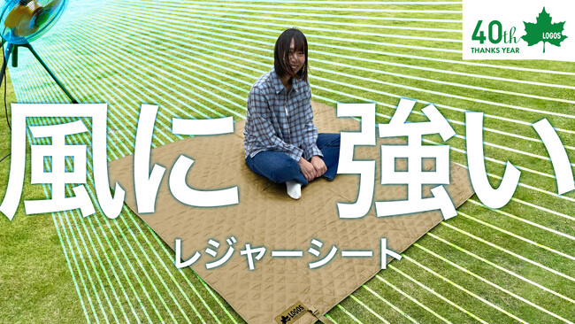 ウェイト入りで風に強い！裏面アルミ蒸着加工で冷気を伝えにくい「風にも負けないレジャーシート(165×200cm・ウェイト入り)」クラファンにて先行販売開始！