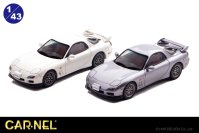 RX-7集大成である6型の特別仕様車RZとSpirit Rが1/43スケールダイキャストミニカーになって登場　限定各300個