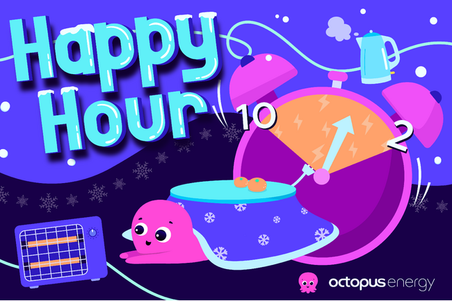オクトパスエナジー、「冬のハッピーアワー」を実施決定