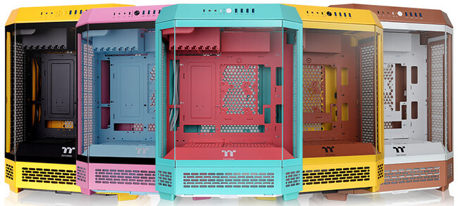 Thermaltake社製ミドルタワー型PCケース「The Tower 600」シリーズに、5色のカラーバリエーションモデル追加を発表