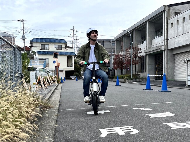 さいたま市中央区区民まつりで電動サイクルの交通安全啓発および試乗会を実施