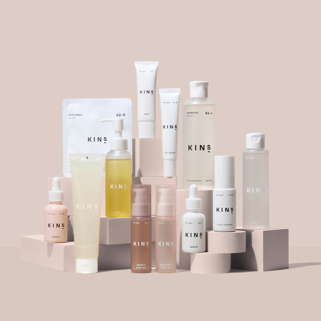 B2B ECプラットフォーム「グッズ」で、菌ケア発想のスキンケア＆インナーケア「KINS」の取り扱いが開始されました