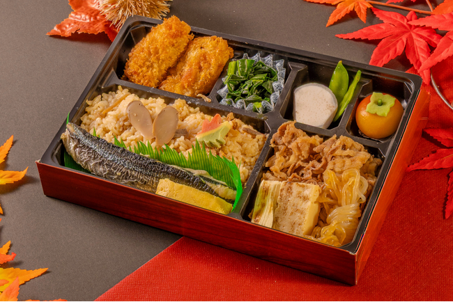 サンマや松茸など秋の味覚詰まった特別弁当 1日限定でお届け〔千葉〕