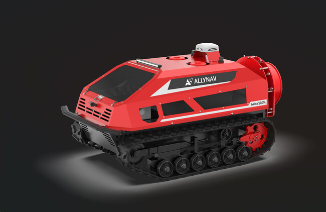 果樹園向け自律散布ロボットALLYNAV「Aries300N」　日本市場本格展開