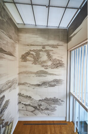 プレナス米文化継承事業　日本の原風景「棚田」について知ろう　細川護熙氏作・巨大アート『棚田の四季』観覧＆『お米の食べくらべ』イベント