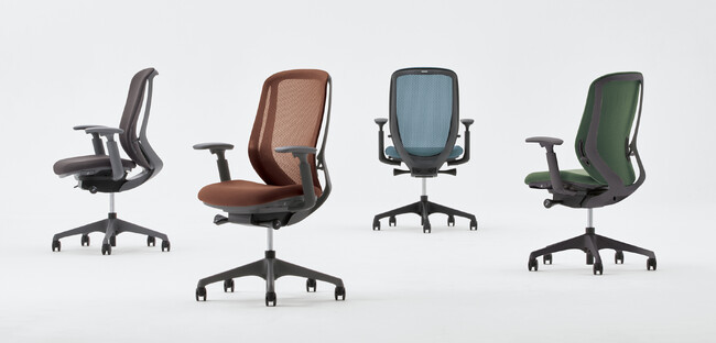 シーティング「Sylphy（シルフィー）」の新色として、張材5色、ボディカラー1色を発売