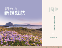 ティーウェイ航空、福岡-チェジュ新規就航記念セールを開催！プロモーション限定価格 片道総額8,630円～*で提供