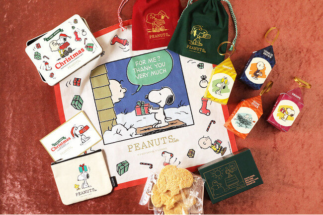 PEANUTS Cafe｜大切な人と分かち合いたくなる、心ときめくクリスマスコレクションが11/12(水)より登場！