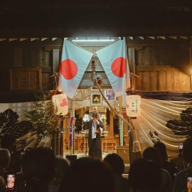 雉琴神社にて奉納演奏1