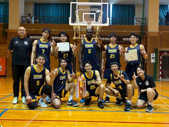 全国社会人バスケットボール選手権 千葉県予選会で“優勝”