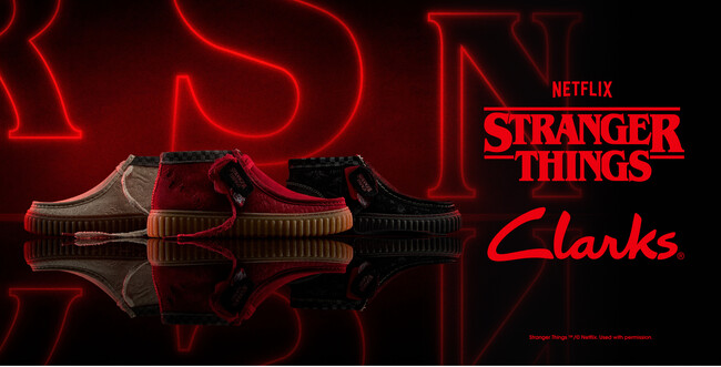 Stranger Things × Clarks コラボレーションが2025年11月13日（木）から発売開始