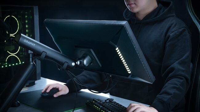 【GRAPHT】24.5インチ QD-Mini LEDモニターに“スタンドレスモデル”を11月21日追加発売