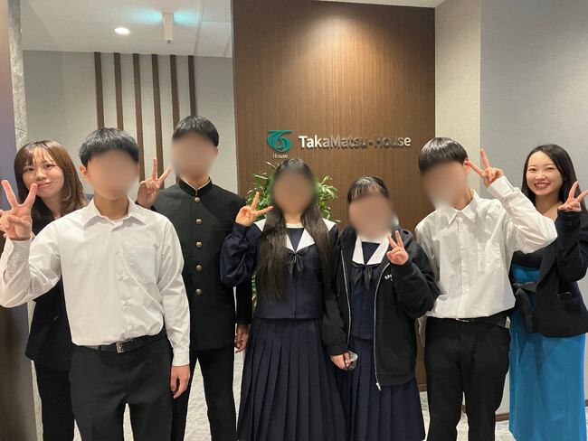 中学生が「営業」を学ぶ!?タカマツハウス、キャリア教育の一環として、初の企業訪問学習を実施