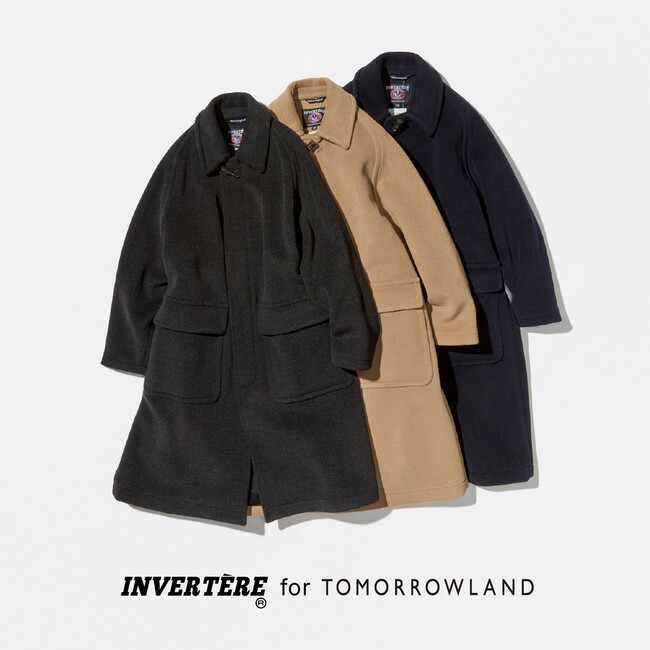 INVERTERE for TOMORROWLAND｜英国老舗が手掛ける別注コート、今季も登場