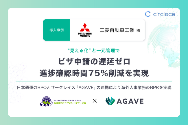 サークレイス、日本通運と協業し三菱自動車の海外人事業務のBPRを支援