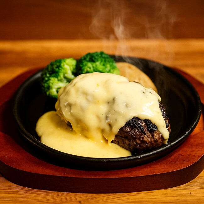 ラム焼肉専門店lamb ne【数量限定】クアトロ羊乳チーズ＆旨塩Wハンバーグ御膳が11/12(水)より登場