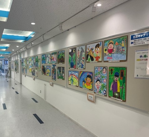 【徳島市】水と緑の図画コンクール作品展を開催！