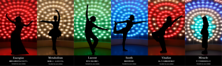 「YA-MAN the store GINZA」2周年　色によって異なる光のパワーを表現した「美肌光ステーション」のビジュアルを公開　