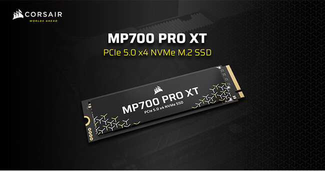 3D TLC NANDフラッシュを採用したPCIe 5.0対応NVMe M.2 SSD、CORSAIR社製「MP700 PRO XT」シリーズを発表