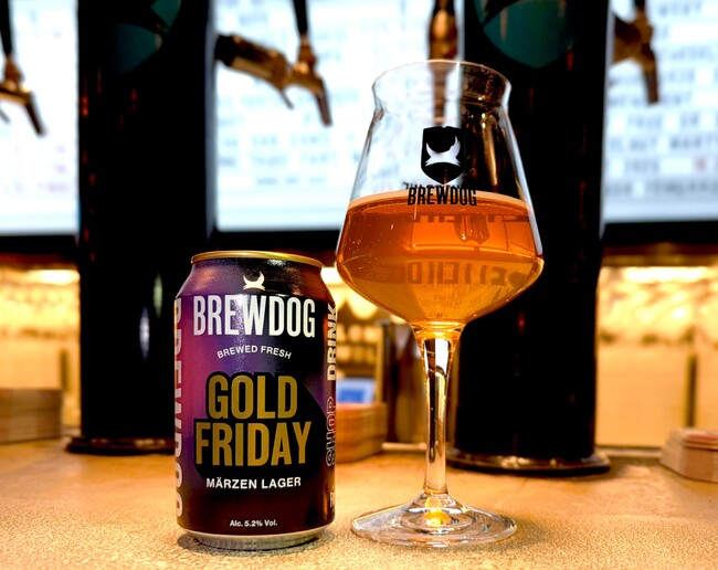 英国No.1クラフトビールブランドBREWDOGのドイツ・ベルリン工場から第2弾となる新商品が日本初上陸！ドイツ伝統のメルツェンスタイル、「Gold Friday（ゴールドフライデー）」