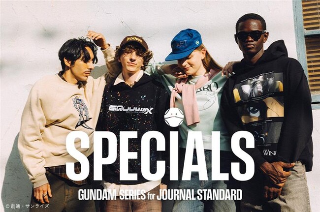 ガンダムシリーズ4作品とJOURNAL STANDARDのコラボレーションアイテムがリリース