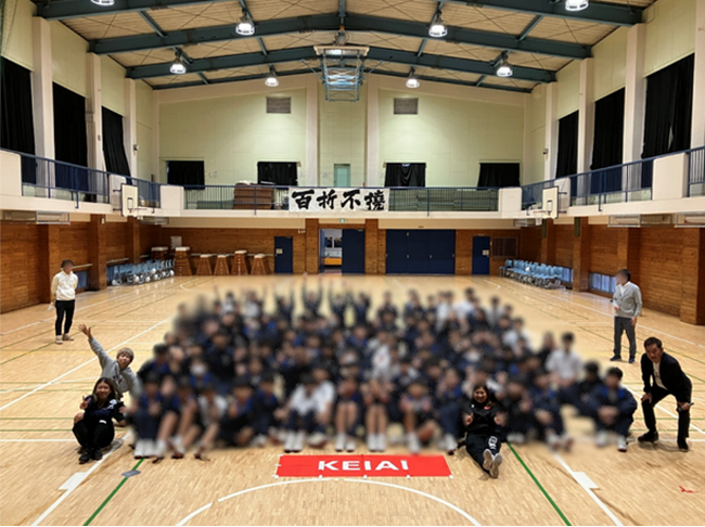 品川区立荏原第一中学校でデフリンピックに関する講演会を開催