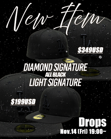 Couture Worldwide「ALL BLACK SERIES」をリリース。人気モデルの“DIAMOND SIGNATURE”と、星の輝きをイメージした“LIGHT SIGNATURE”が登場。