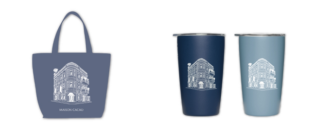 11月21日（金）10:00、若宮大路にメゾンカカオ 鎌倉新本店が誕生。オープンを記念し、限定ノベルティ＆特別アイテムを展開。オープン4日間限定トートバッグや、1ヶ月限定のタンブラー・チケットを販売。