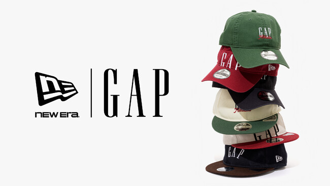 Gap、NEW ERA(R)とのコラボレーション第二弾が日本限定で11月18日(火)に発売