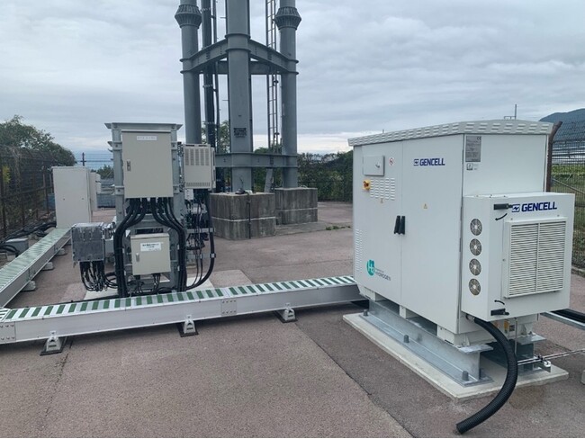 日本初！グリーン水素活用の純水素燃料電池を基地局に適用する実証実験を開始