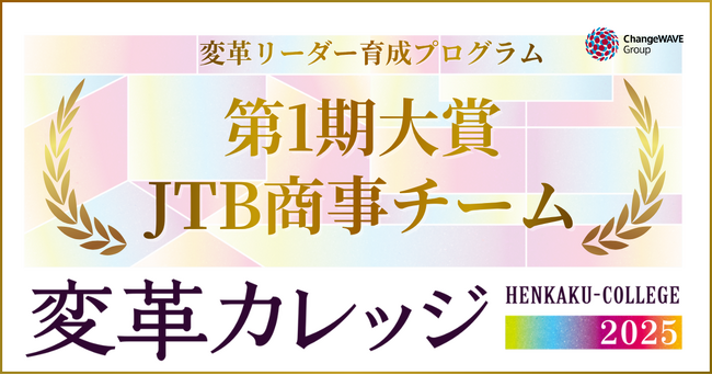 変革リーダー育成プログラム『変革カレッジ第1期』＜大賞・JTB商事＞＜特別賞・森永製菓＞～実証実験を通じて“変化を起こすリーダー”を輩出～