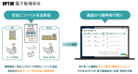 「OPTiM 電子帳簿保存」に書類の社外共有機能を追加 「OPTiM 電子帳簿保存」に書類の社外共有機能を追加