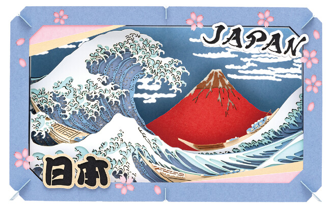 北斎のダイナミズム、京都の優美　細部まで楽しむ和の立体アート「ペーパーシアター　『北斎』『京都』」発売