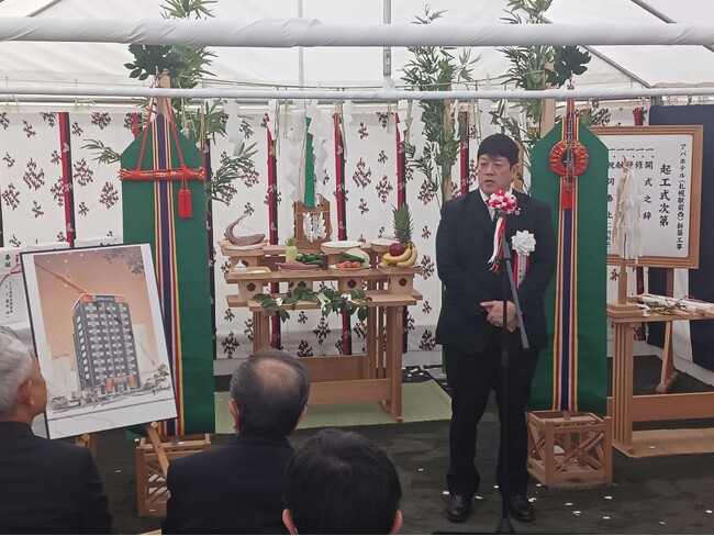 アパホテル〈札幌駅前西〉 起工式開催