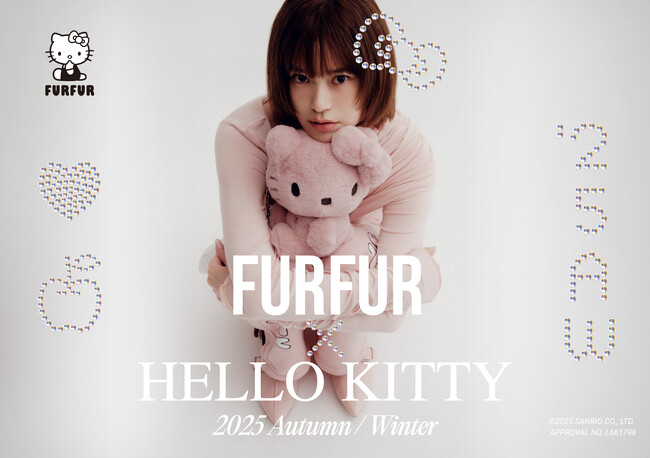 【FURFUR(ファーファー)】サンリオの大人気キャラクター「ハローキティ」との初のコラボレーションアイテム全14型が登場！＜11月25日(火)正午WEB発売開始＞