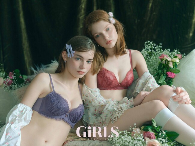 GiRLS by PEACH JOHNから冬の新作ブラセットが登場！プチプライスなノンワイヤーブラや盛りブラなどがラインナップ。